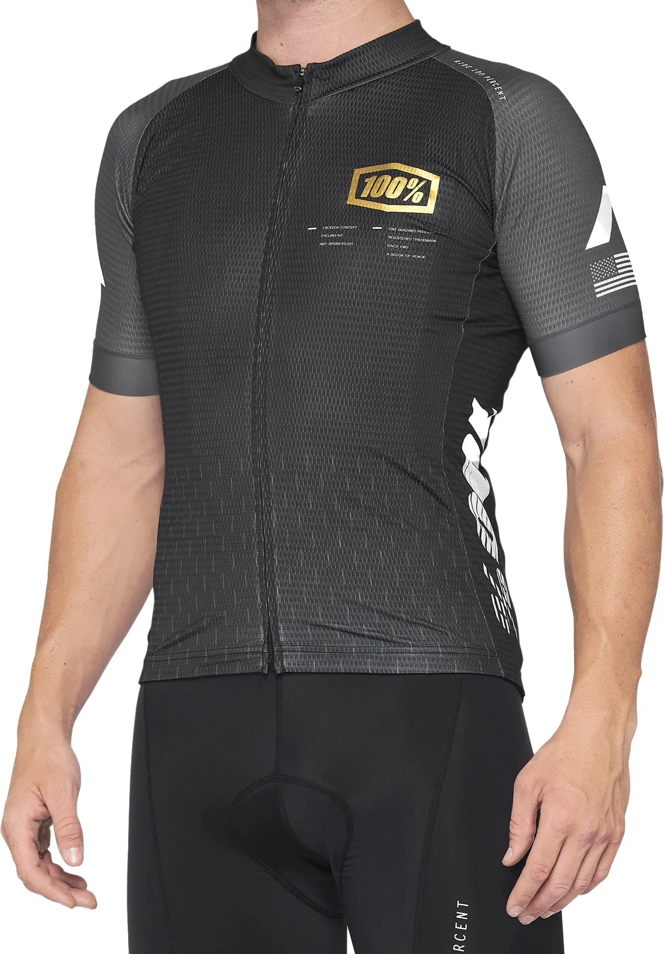 100% Exceeda Mens SS Jersey