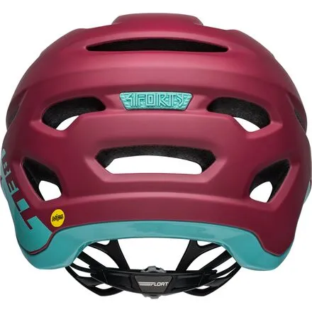 4Forty Mips Bell Helmet, Matte Brick Red/Ocean