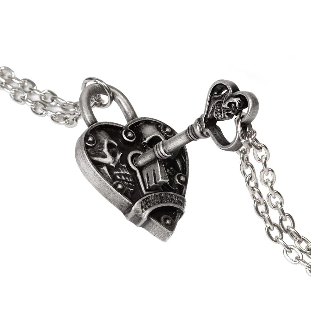 Alchemy Gothic Key To Eternity Couples Pendants