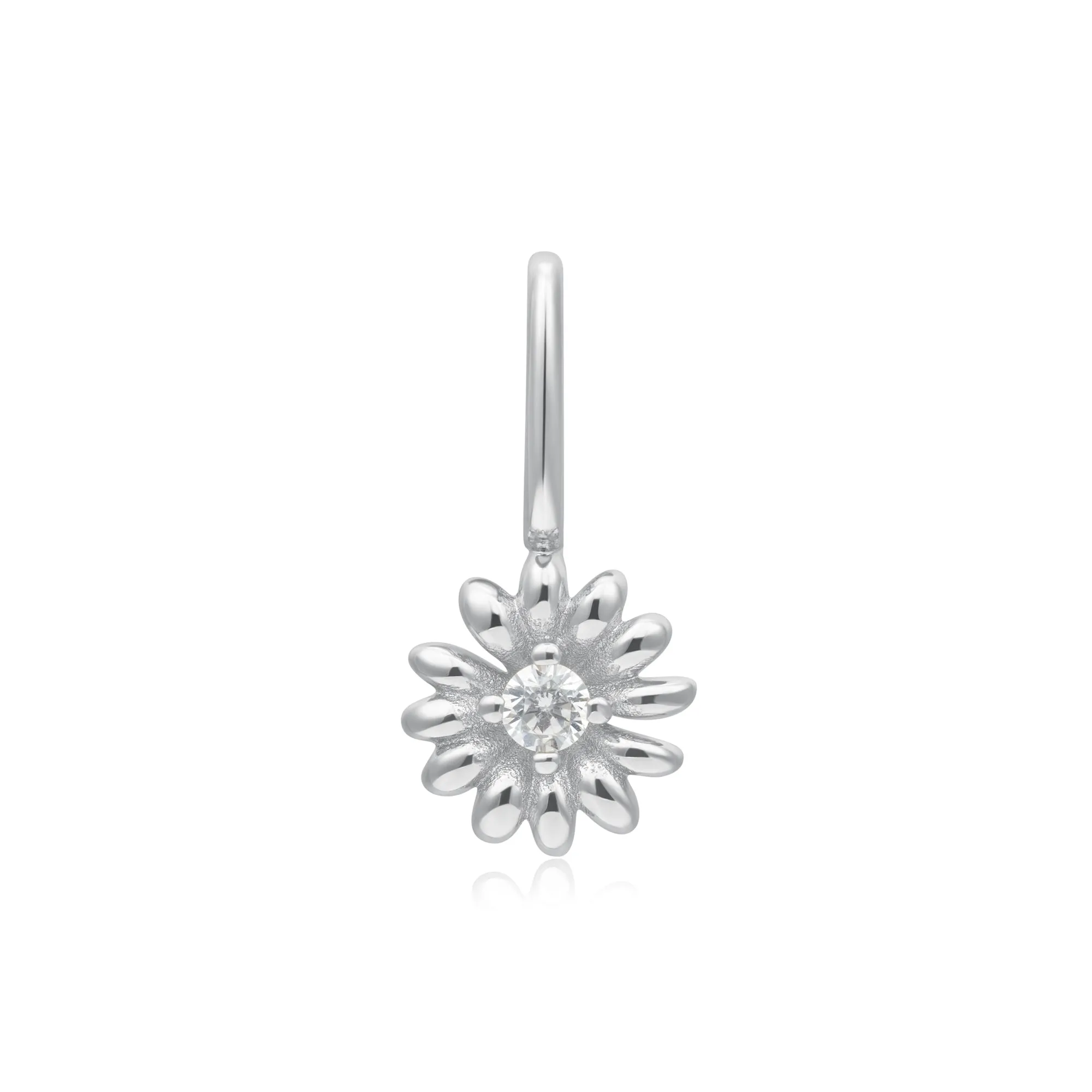 Ania Haie Silver Daisy Charm NC055-11H