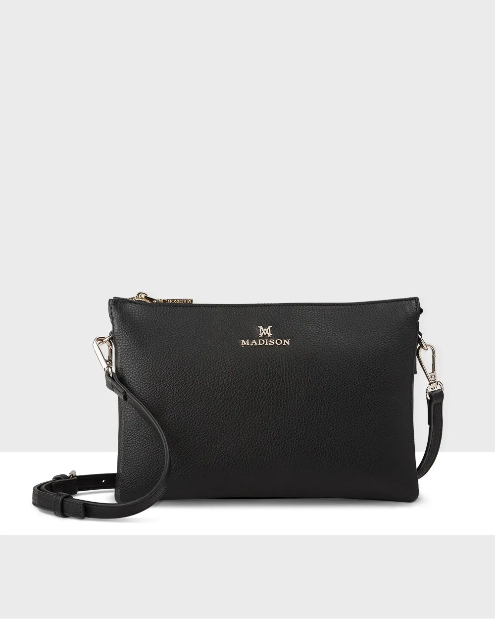 Avery 3 Compartment Crossbody Bag   Mid Length Chain Strap