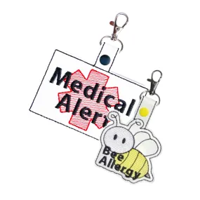 Bee Allergy & Large Medical Alert Bundle