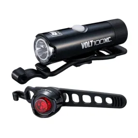 Cateye VOLT100XC/ORB HL-EL051/LD160 XC/ORB Light Combo
