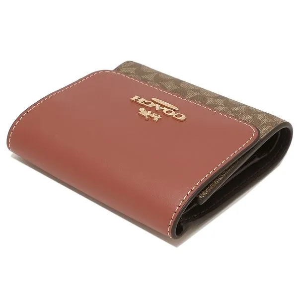 Coach Trifold Wallet Signature Mini Wallet