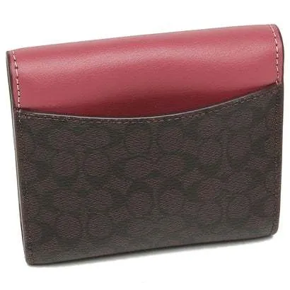 Coach Trifold Wallet Signature Mini Wallet