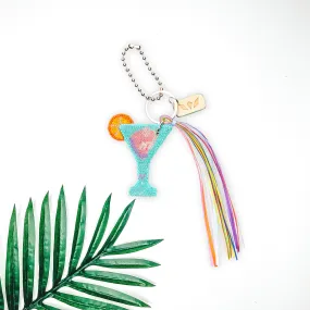 Consuela | Martini Celebration Chaquira Hand Beaded Bag Charm