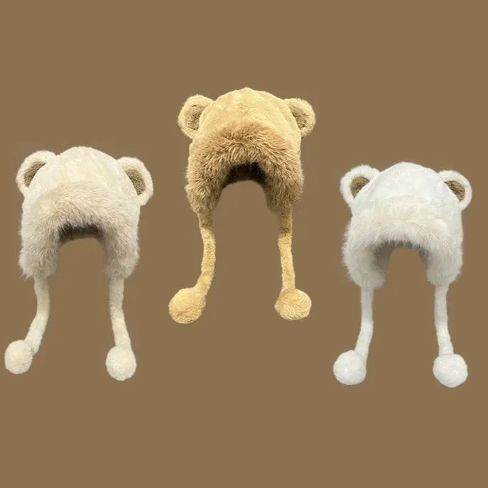 Cute Plush Bear Hat