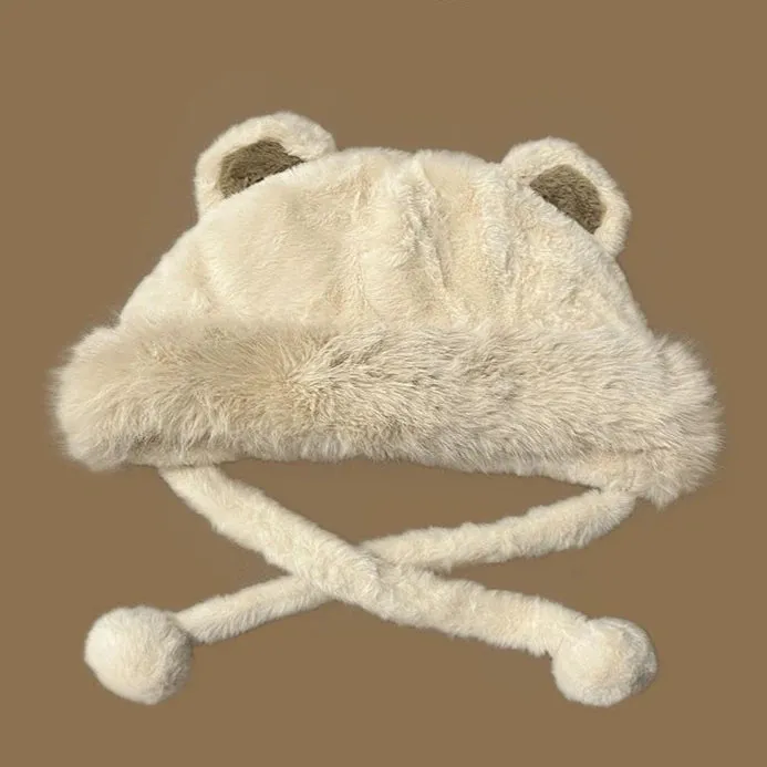Cute Plush Bear Hat