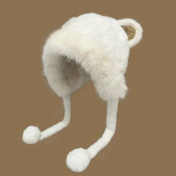 Cute Plush Bear Hat