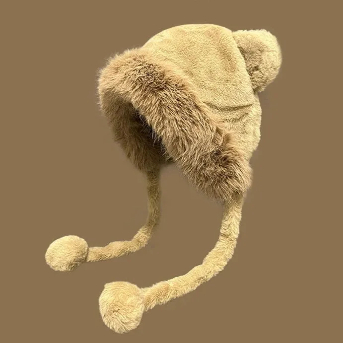 Cute Plush Bear Hat