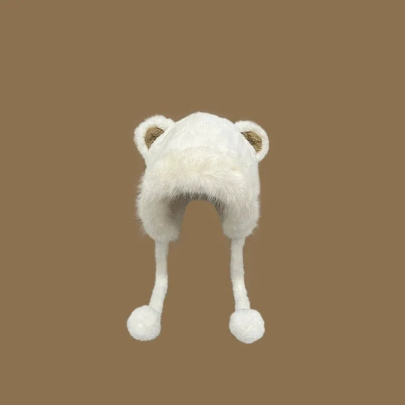Cute Plush Bear Hat