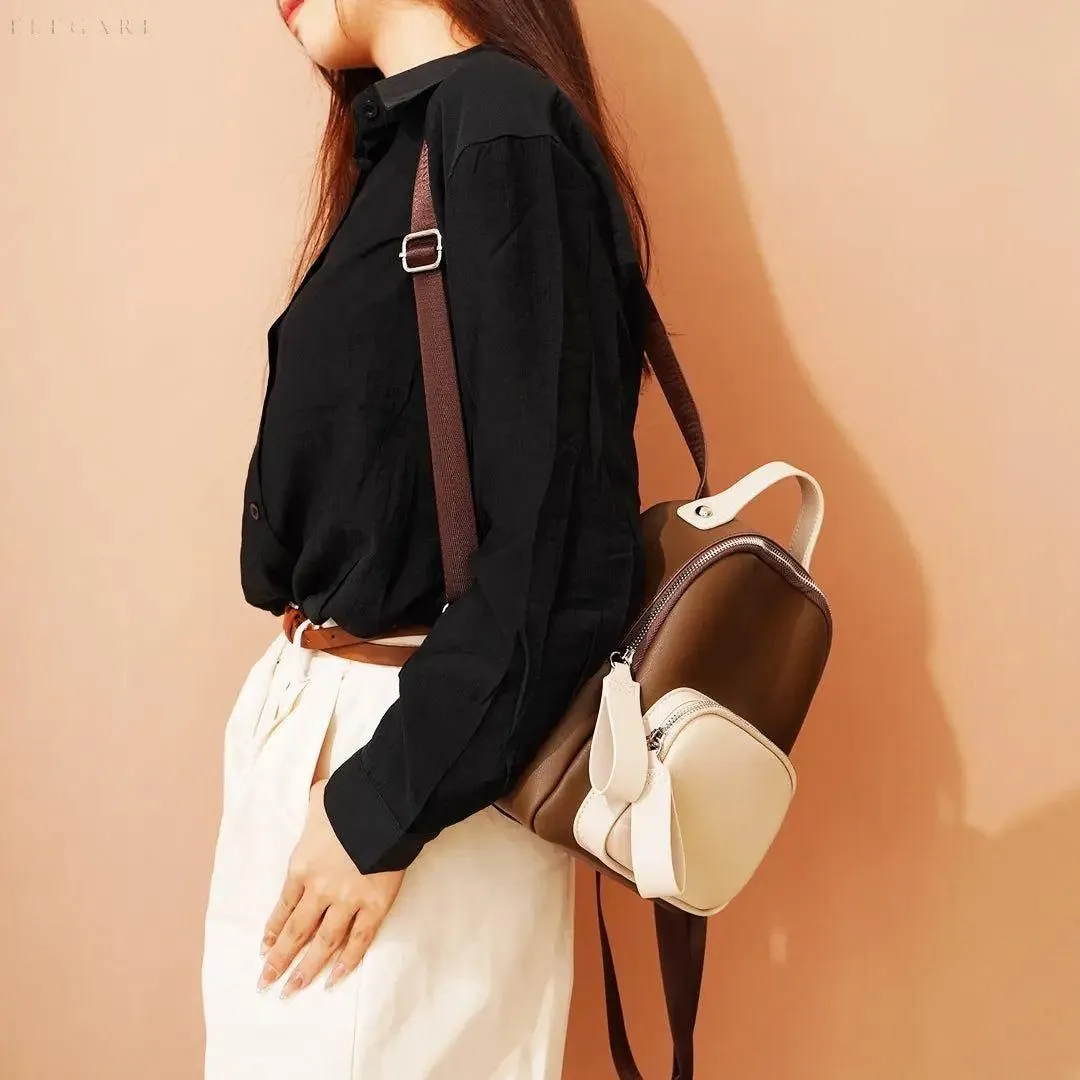 Dagny Tasche - Luxuriöser Handgefertigter Leder-Reiserucksack für Frauen