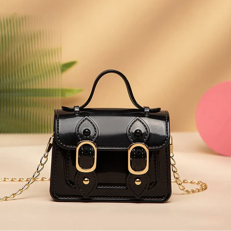 Darianrojas Fashion Mini Handbags PVC Crossbody Bags For Little Girls Birthday Gift Baby Children Shoulder Bags Tote Bags Small Phone Purse