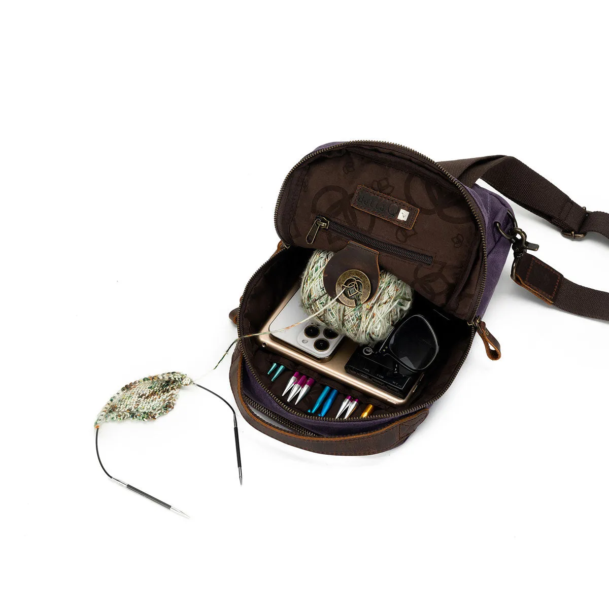 della Q Maker's Mini Messenger - Purple