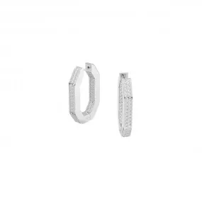 Dextera White Crystal Earrings 5618308