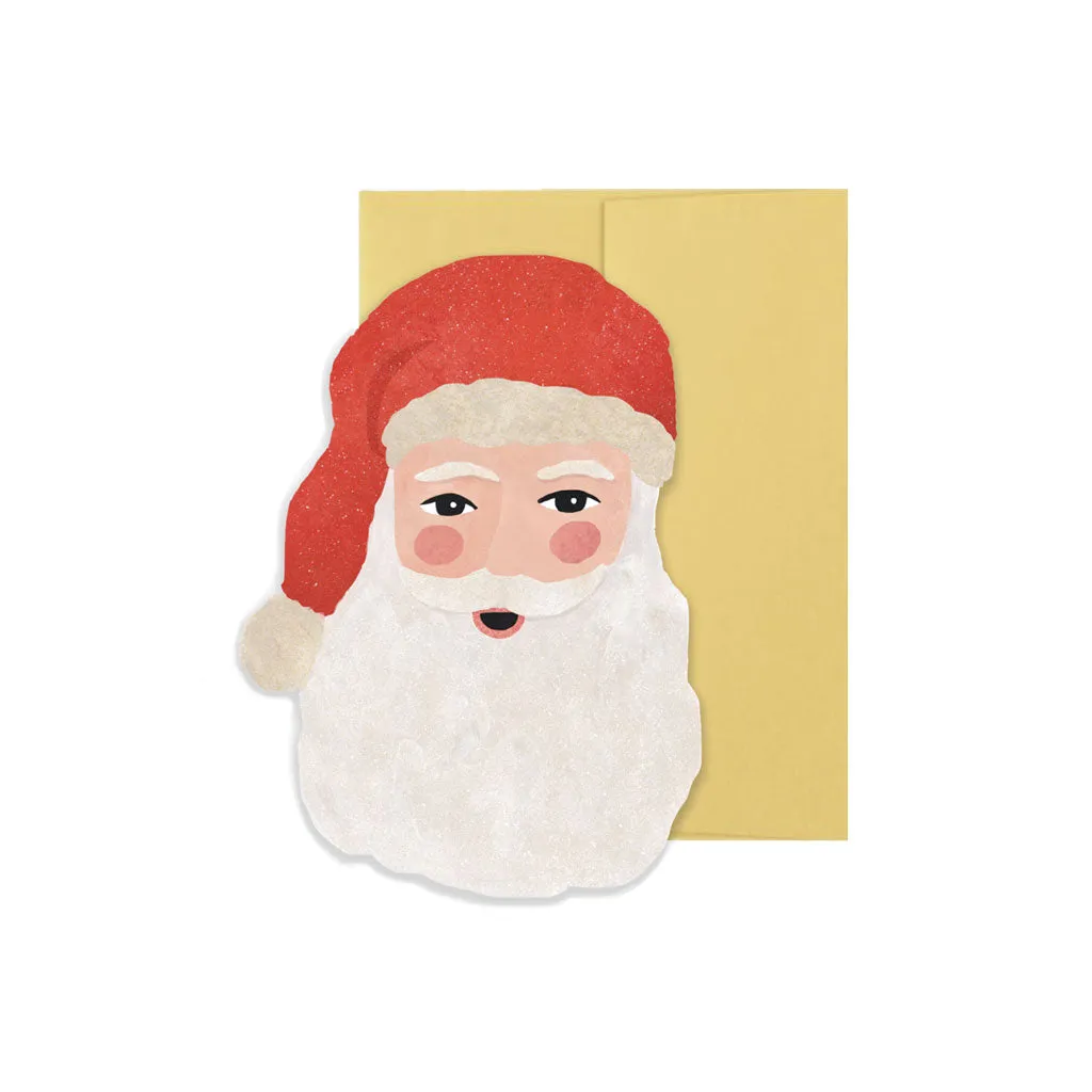 Die-Cut Santa Claus Card