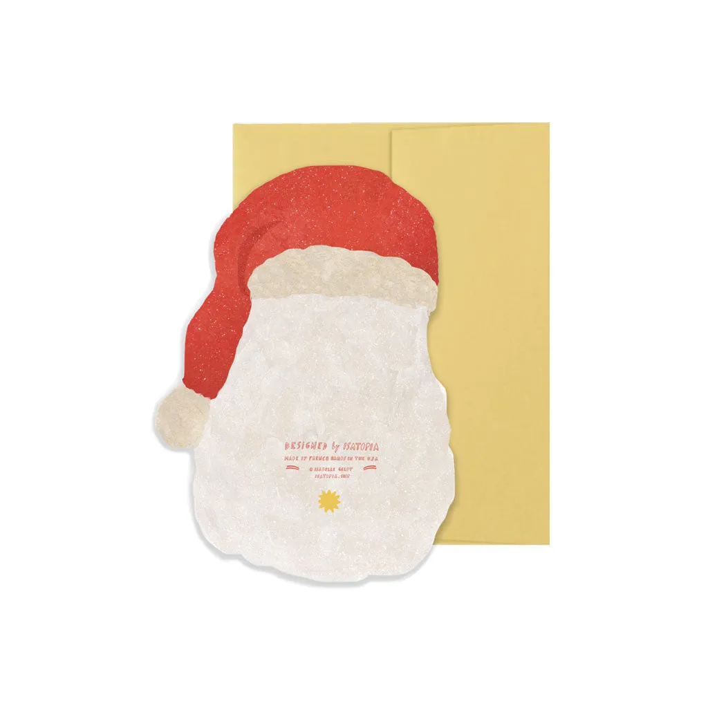 Die-Cut Santa Claus Card