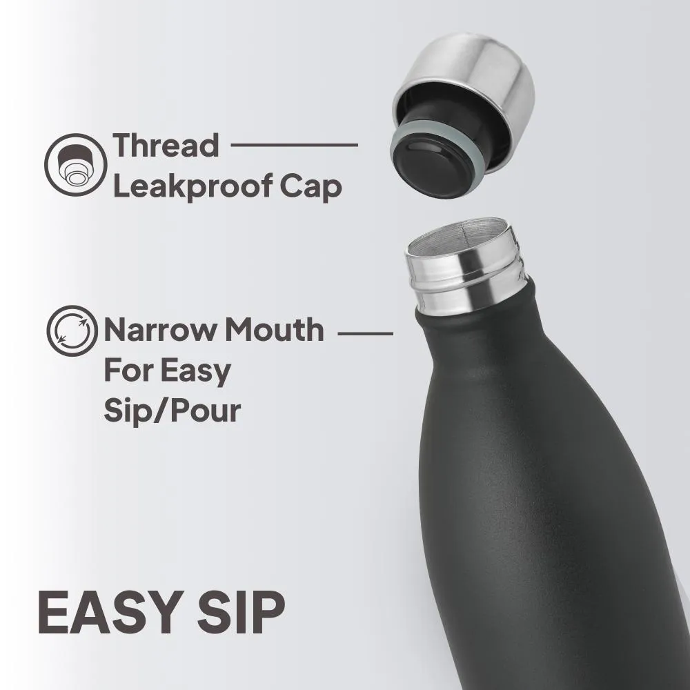 Duro Swift Flask, Vacusteel Water Bottle, 750ml