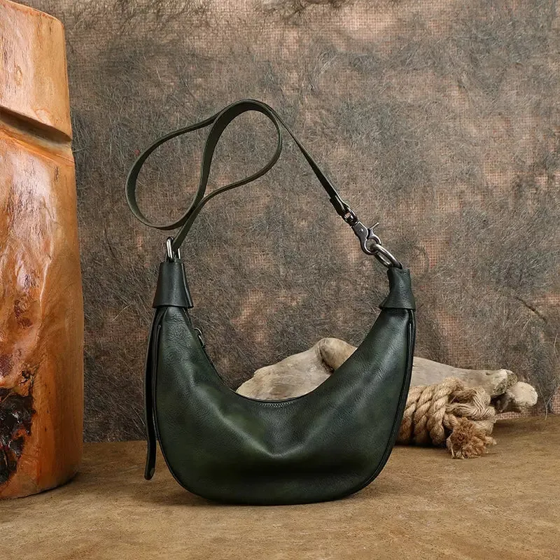 Elegant Womens Designer Chest Bag Black Leather Shoulder Bag