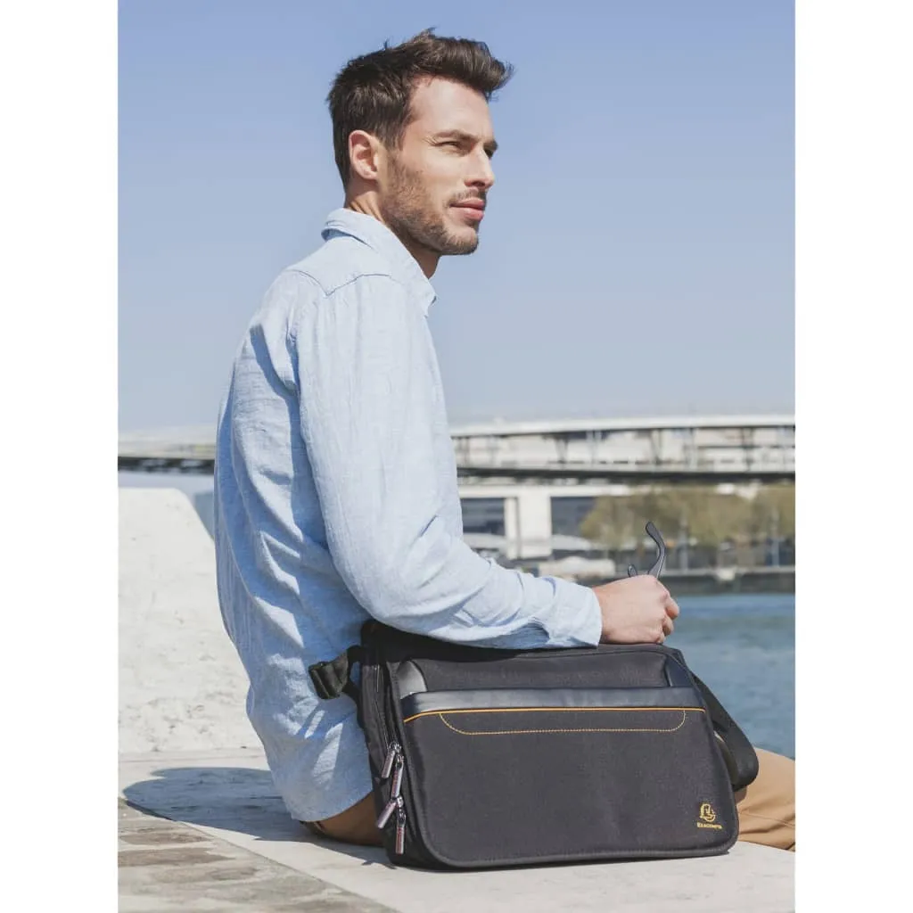Exacompta Exactive 14" Messenger Laptop Bag - Sleek, Durable & Functional for Tablets and Laptops Up to 14 Inches