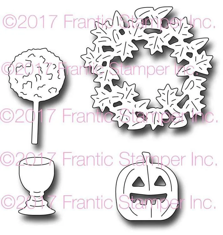Frantic Stamper Precision Die - Autumn Door Accents