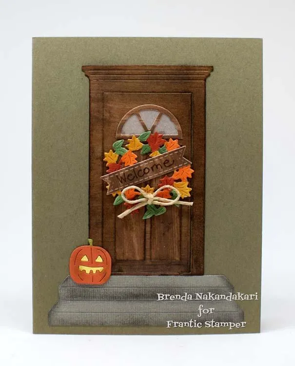 Frantic Stamper Precision Die - Autumn Door Accents