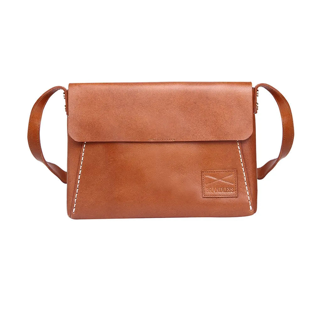 Fundamental Messenger Bag III -Tan
