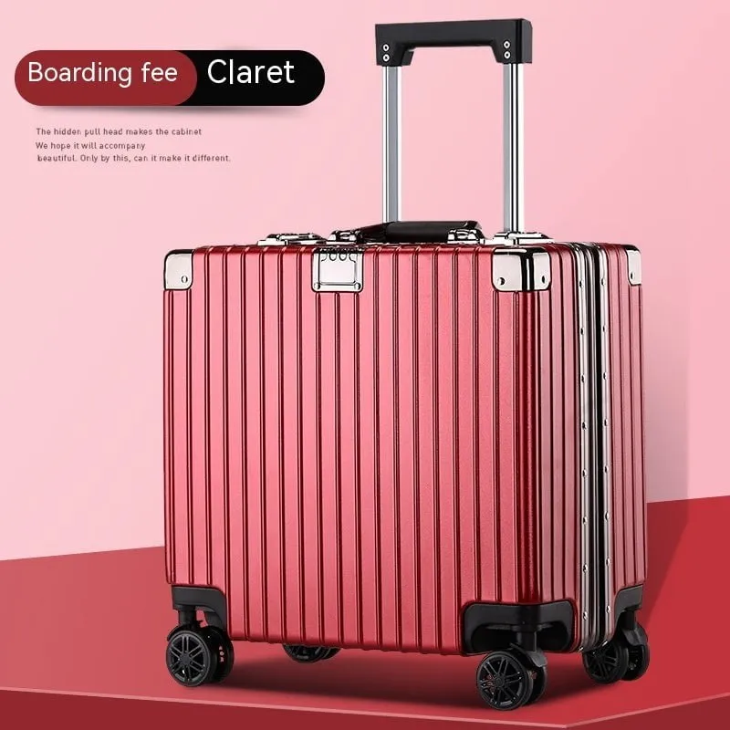 Horizontal Square Aluminium Frame Suitcase