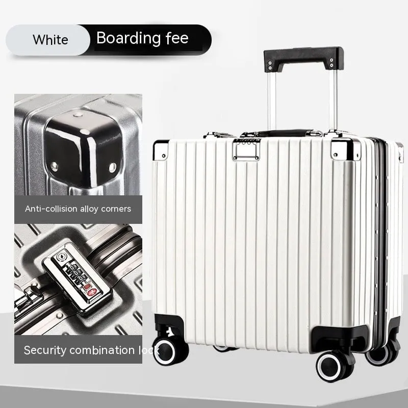 Horizontal Square Aluminium Frame Suitcase