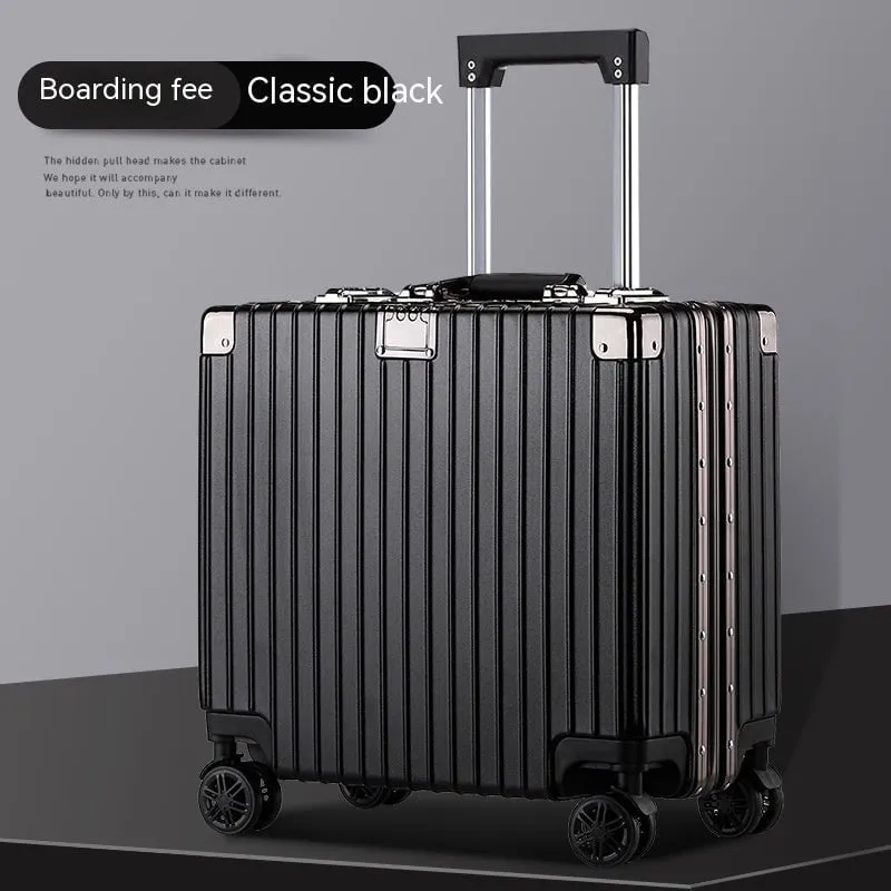 Horizontal Square Aluminium Frame Suitcase
