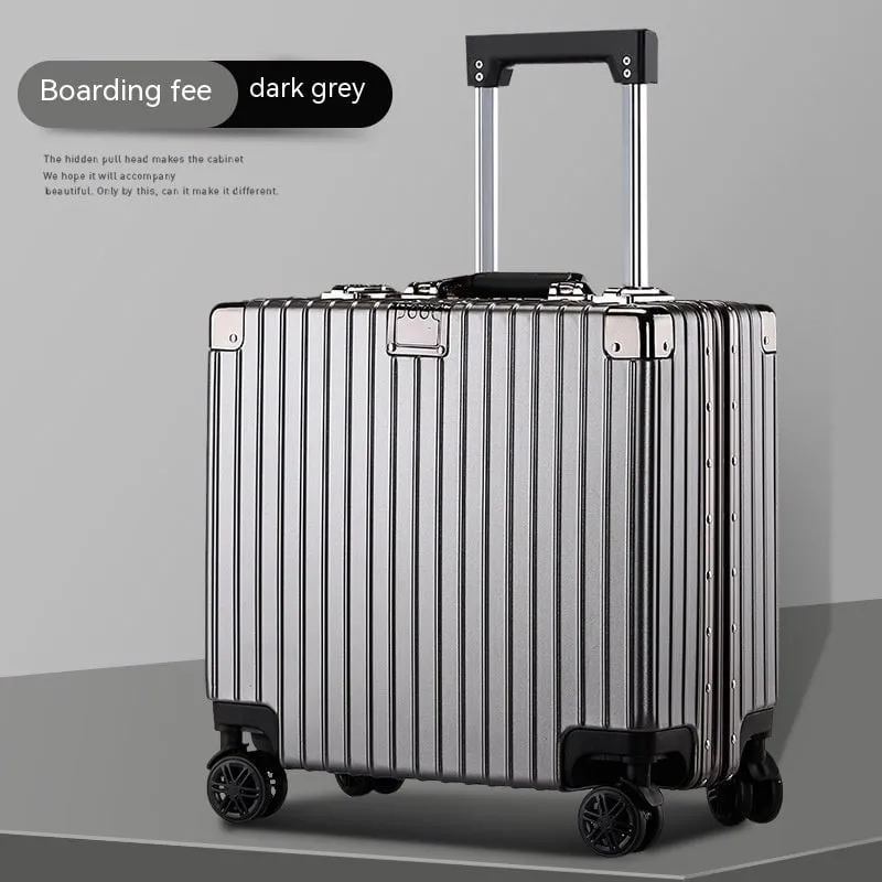 Horizontal Square Aluminium Frame Suitcase