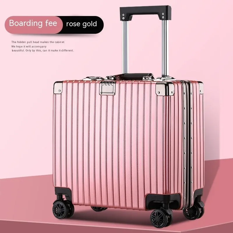 Horizontal Square Aluminium Frame Suitcase