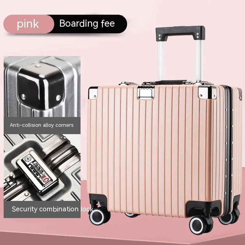 Horizontal Square Aluminium Frame Suitcase
