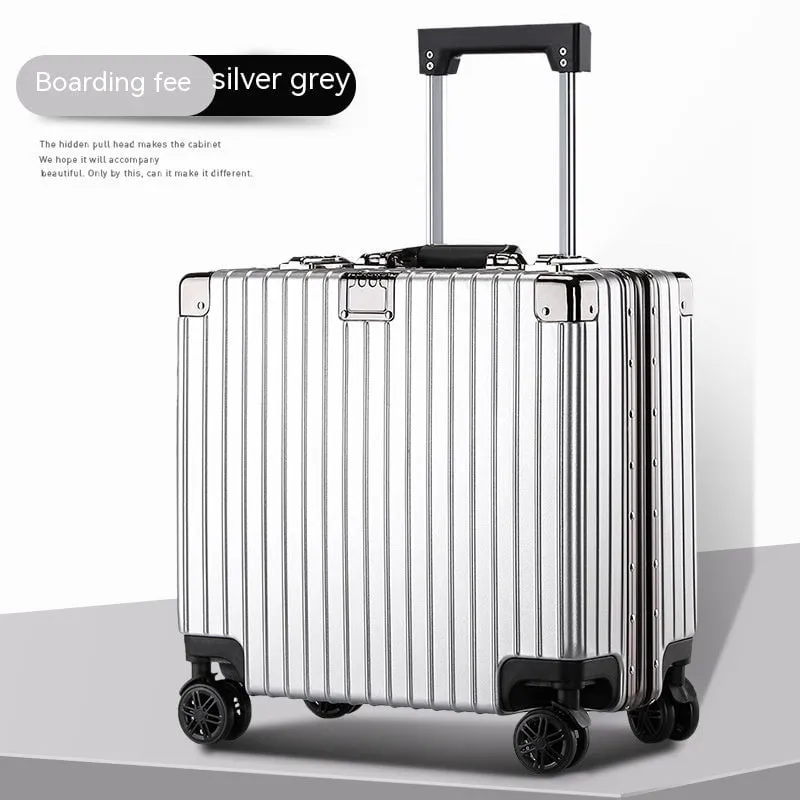 Horizontal Square Aluminium Frame Suitcase