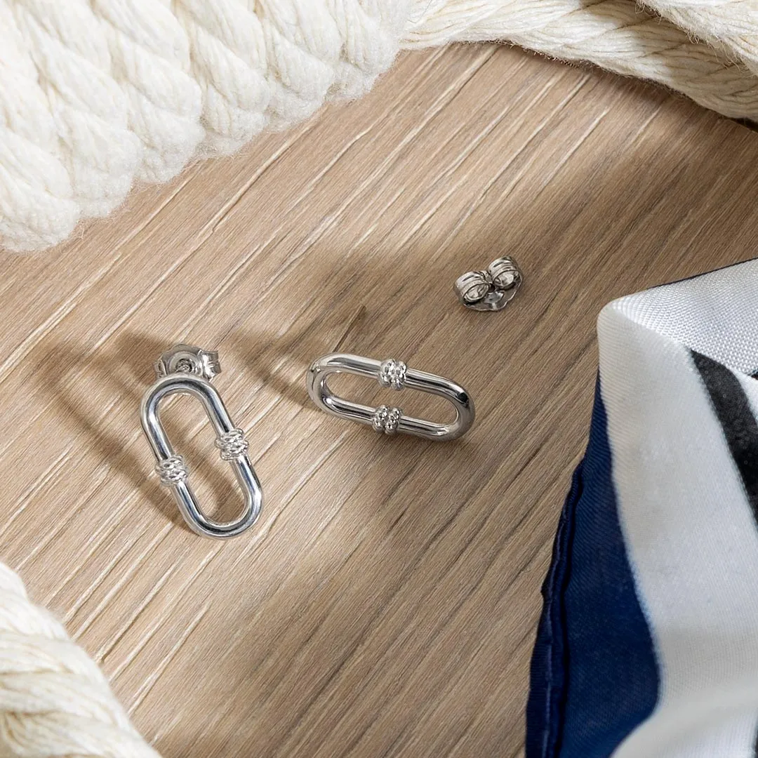 Kit Heath Marina Rope Bar Link Studs 41091RP