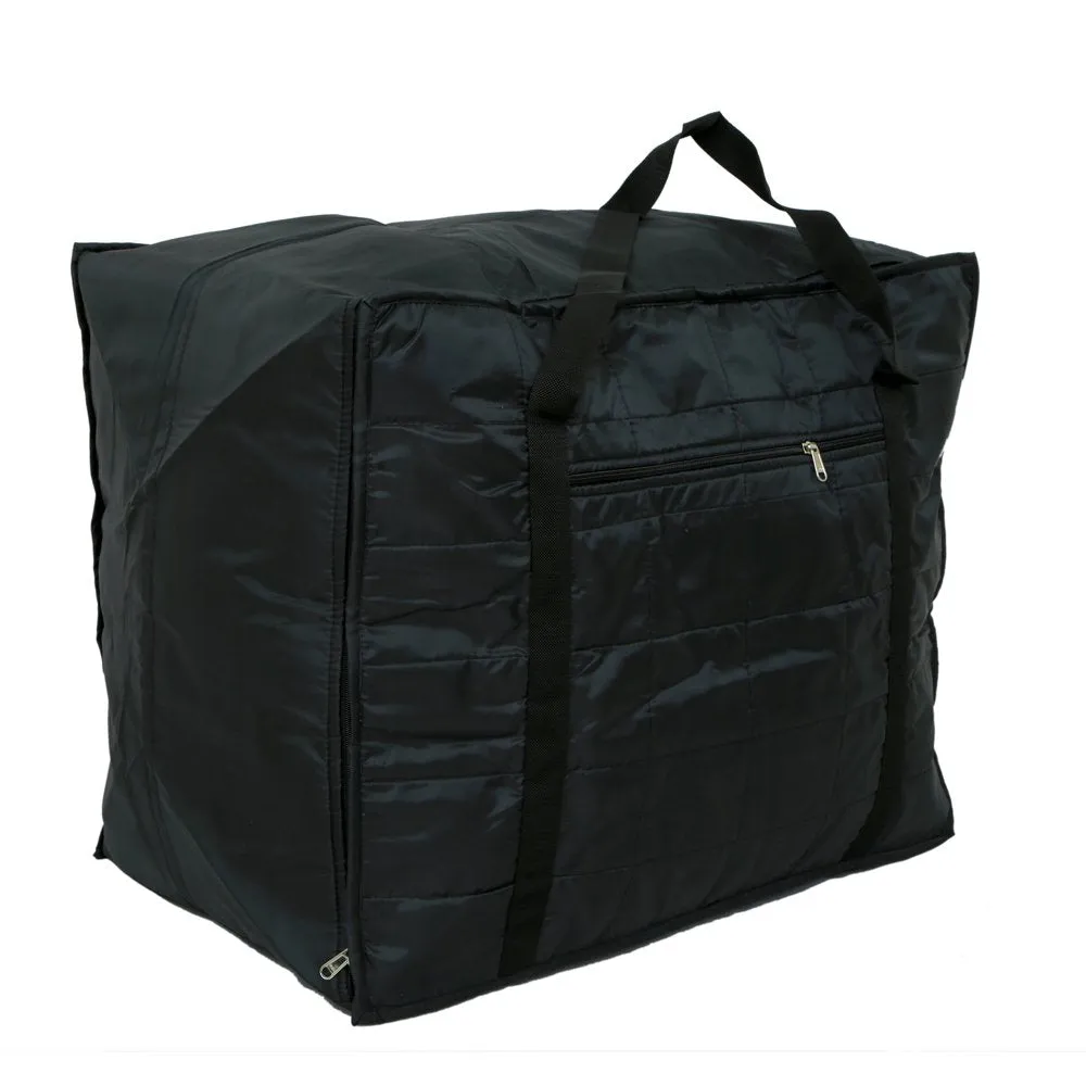 Kuber Industries Canvas 62 cms Black Travel Bag (Travel06432)