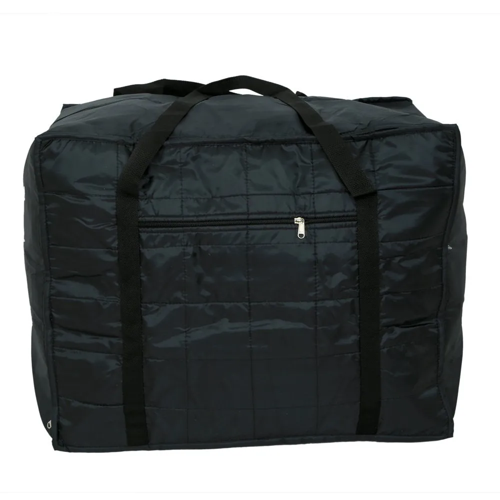 Kuber Industries Canvas 62 cms Black Travel Bag (Travel06432)