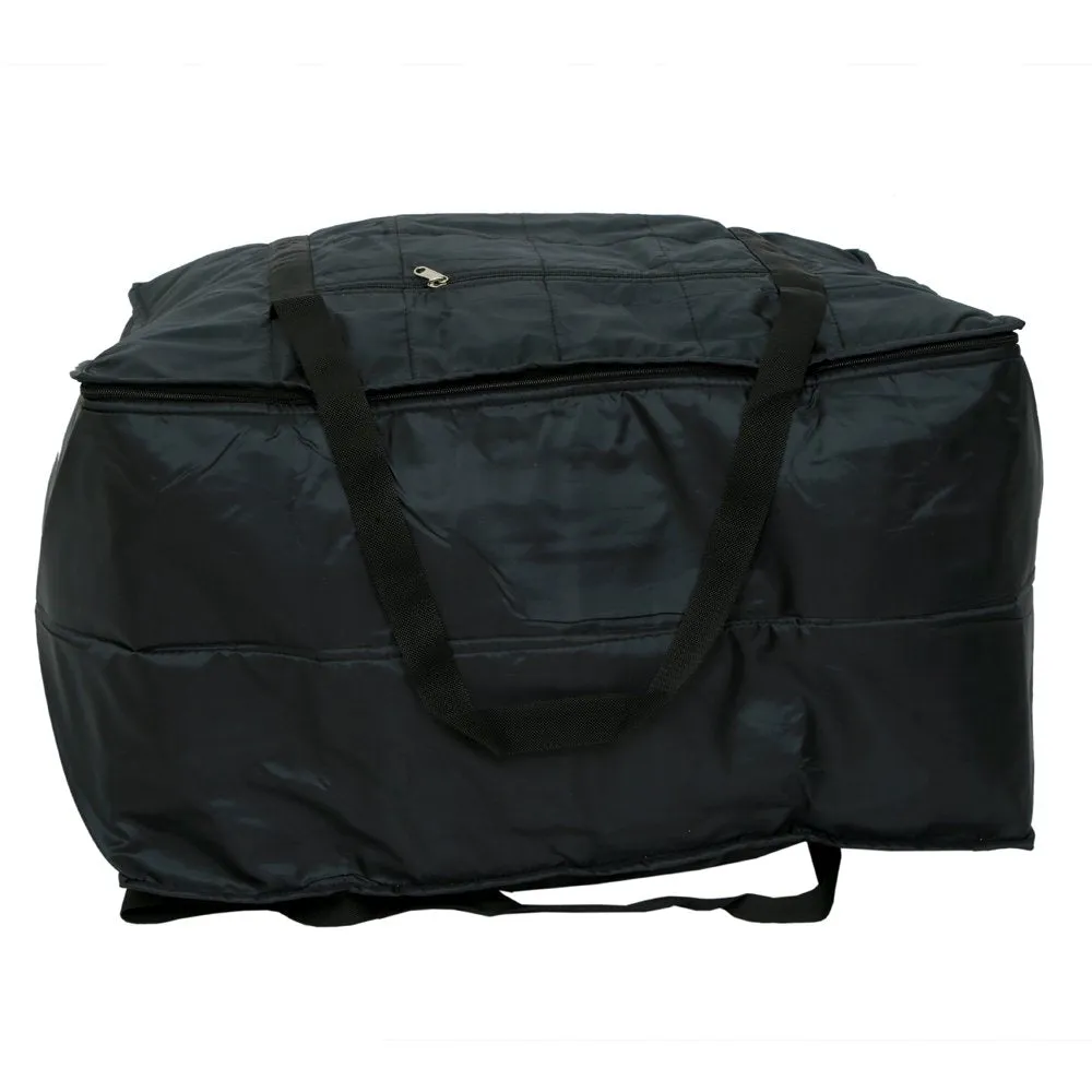Kuber Industries Canvas 62 cms Black Travel Bag (Travel06432)