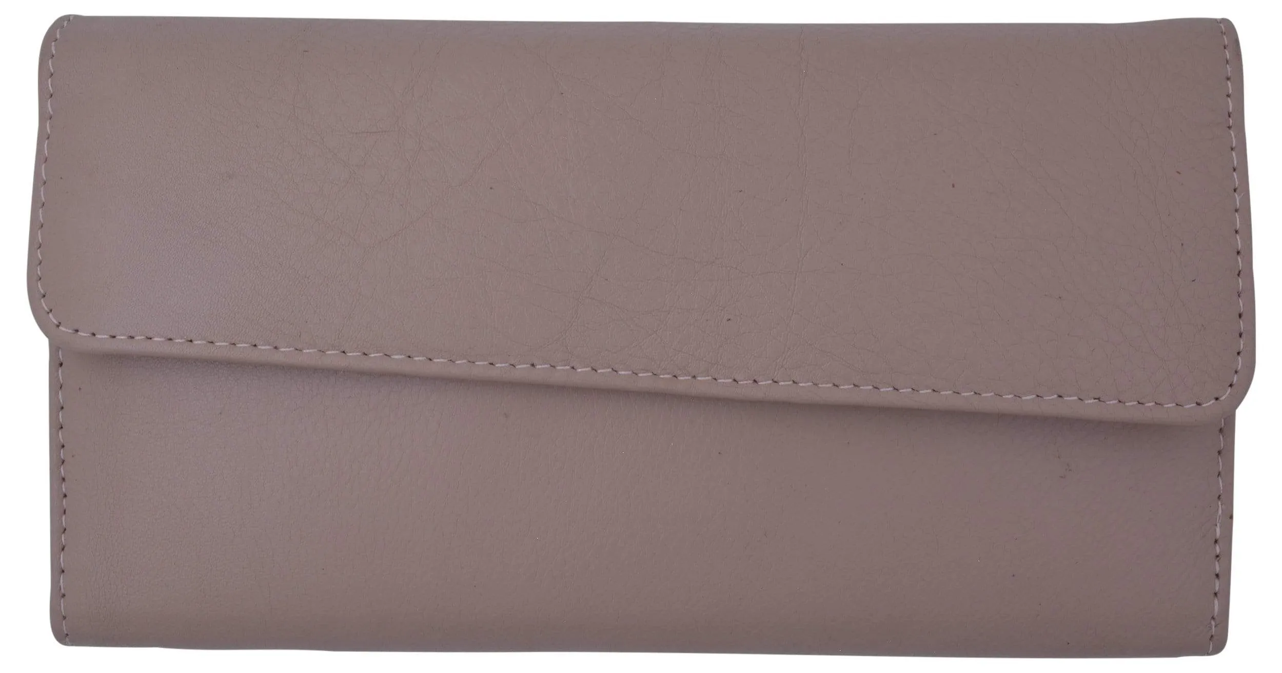 Ladies RFID Blocking Genuine Leather Long Clutch Credit Card ID Wallet