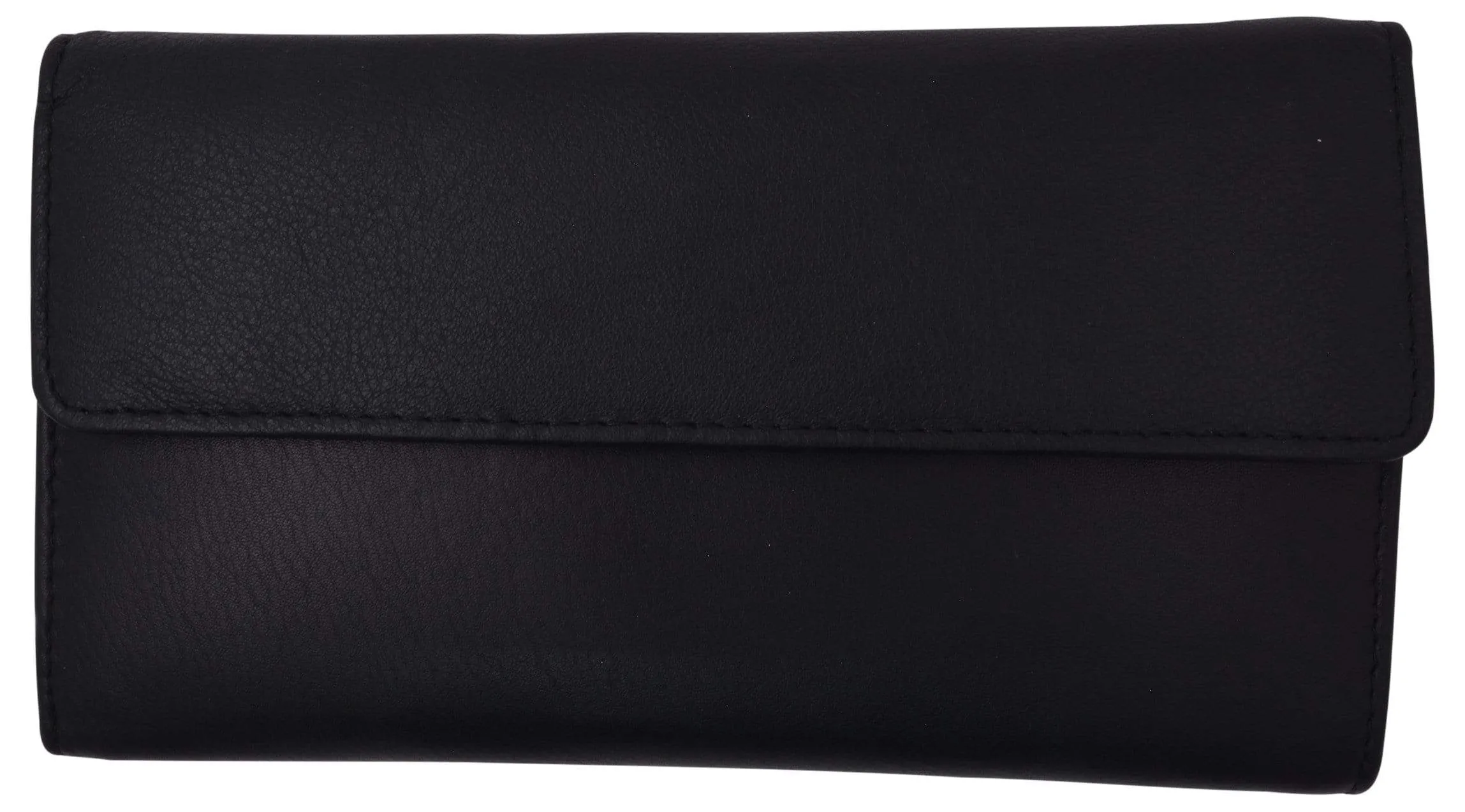 Ladies RFID Blocking Genuine Leather Long Clutch Credit Card ID Wallet