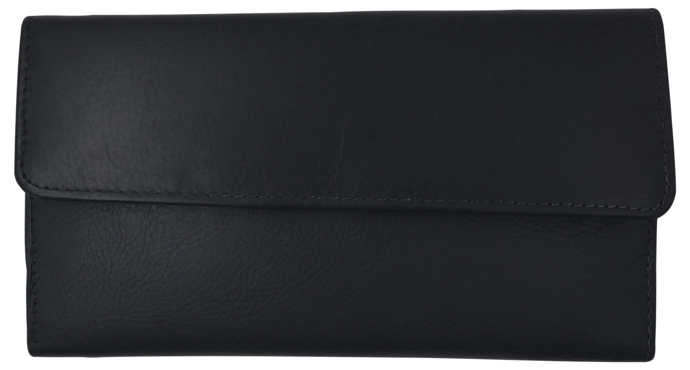 Ladies RFID Blocking Genuine Leather Long Clutch Credit Card ID Wallet