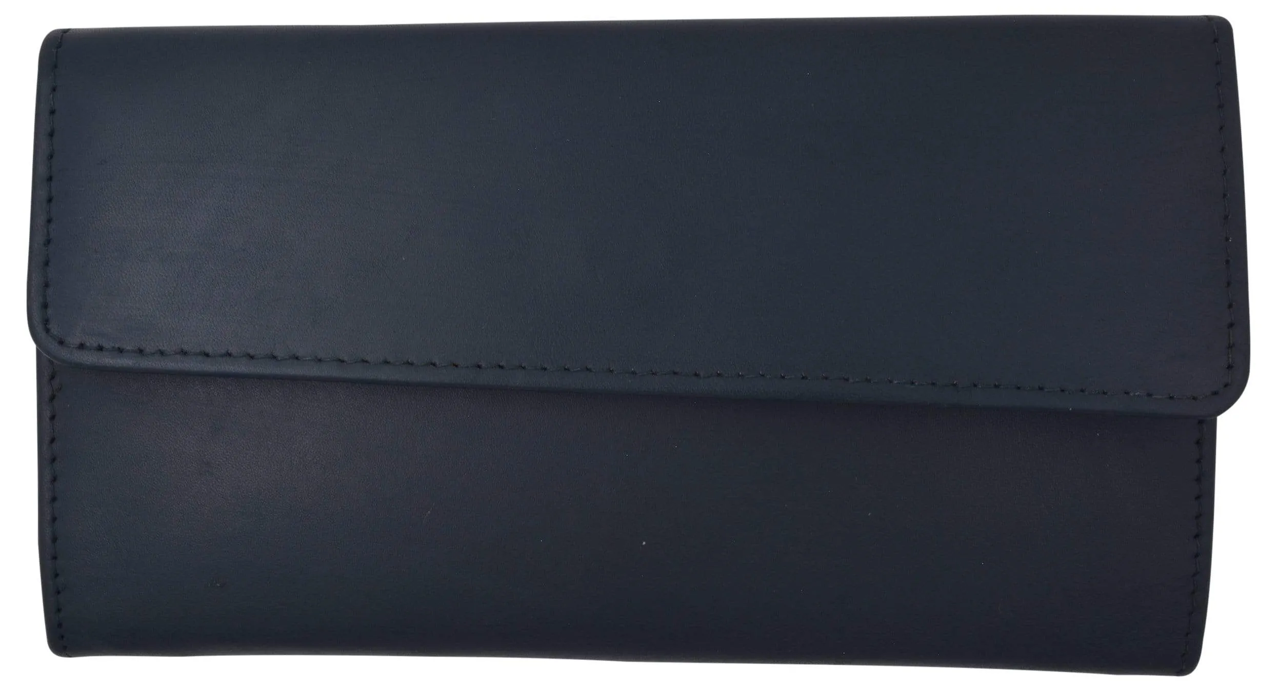 Ladies RFID Blocking Genuine Leather Long Clutch Credit Card ID Wallet