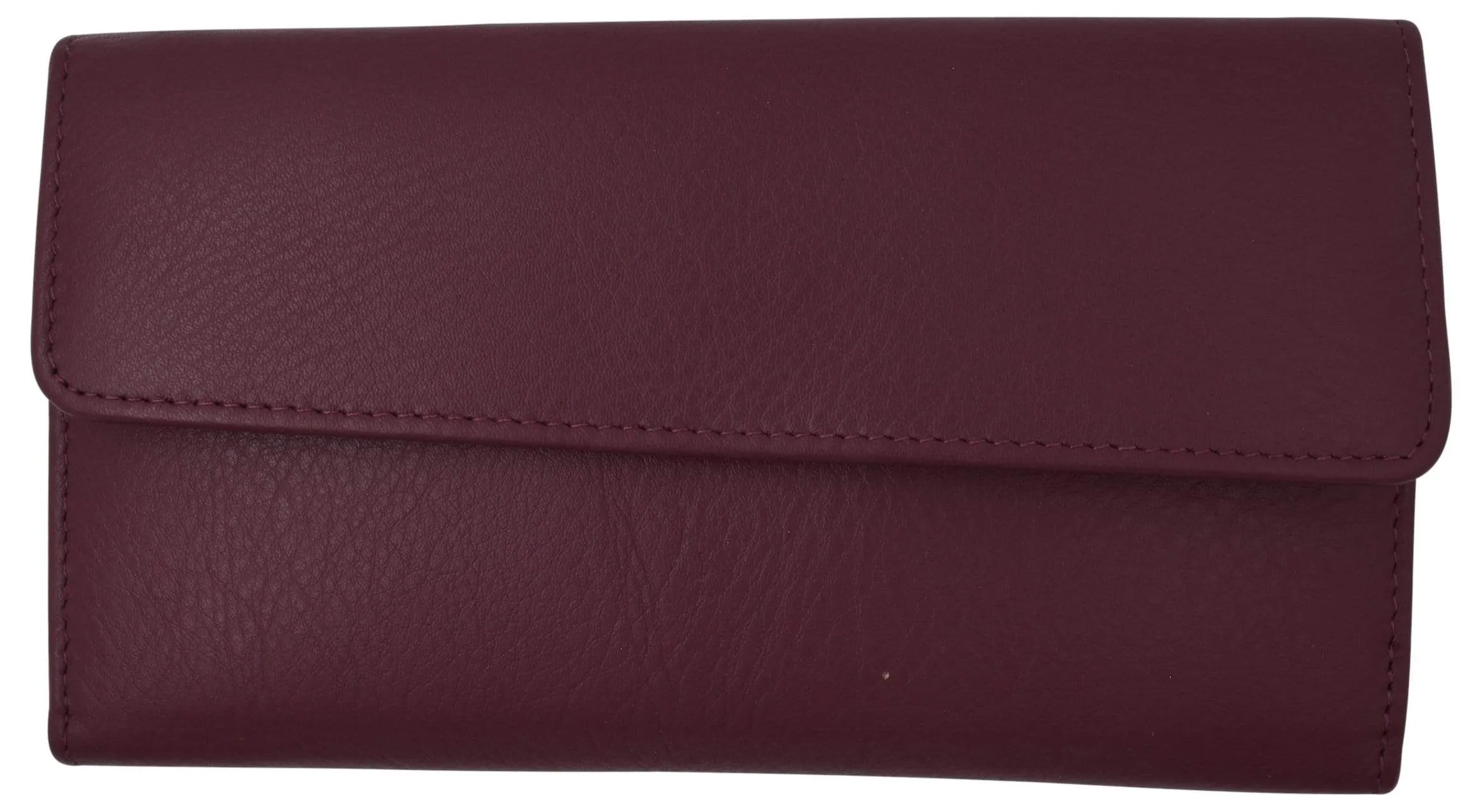 Ladies RFID Blocking Genuine Leather Long Clutch Credit Card ID Wallet