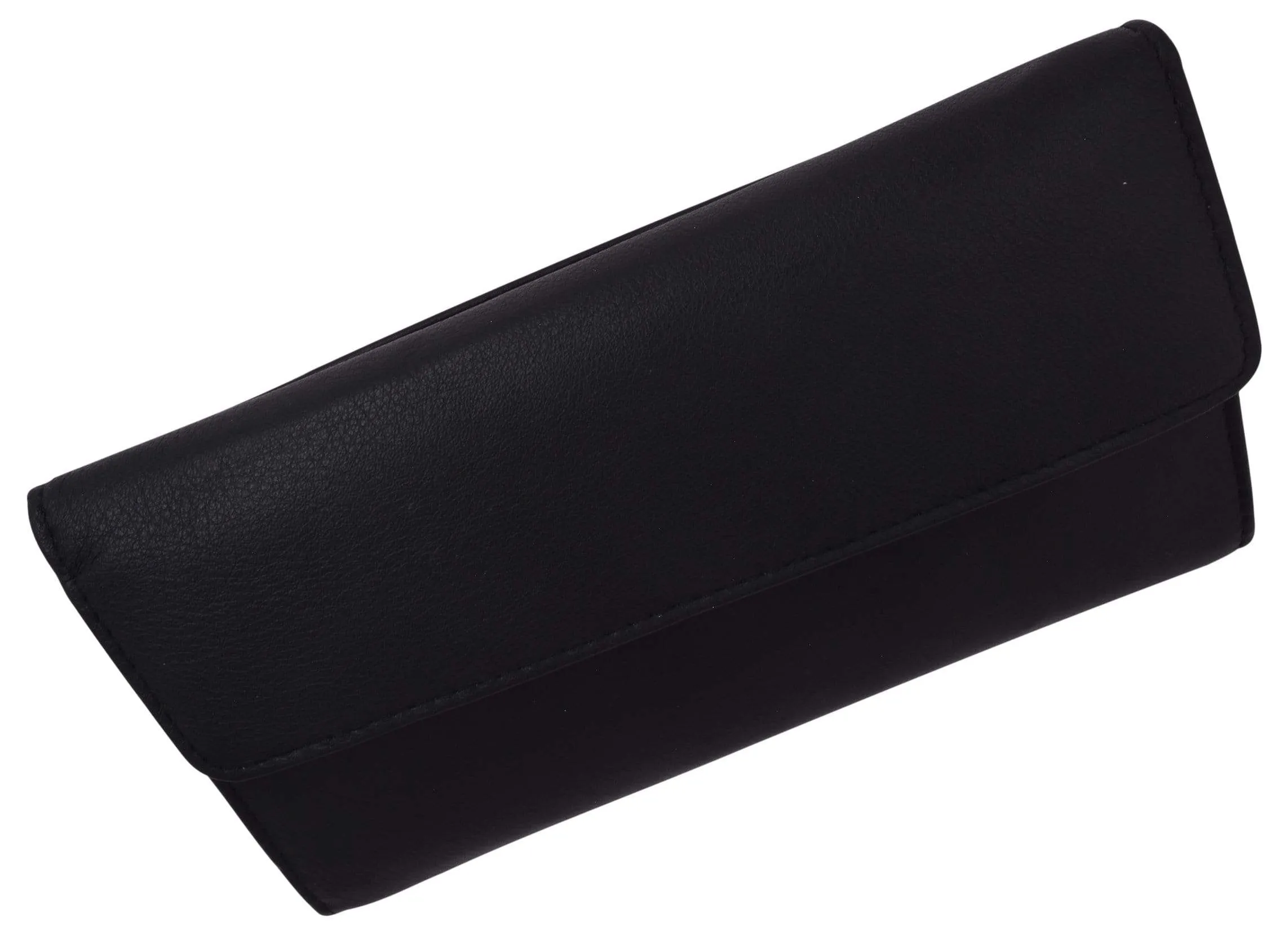 Ladies RFID Blocking Genuine Leather Long Clutch Credit Card ID Wallet