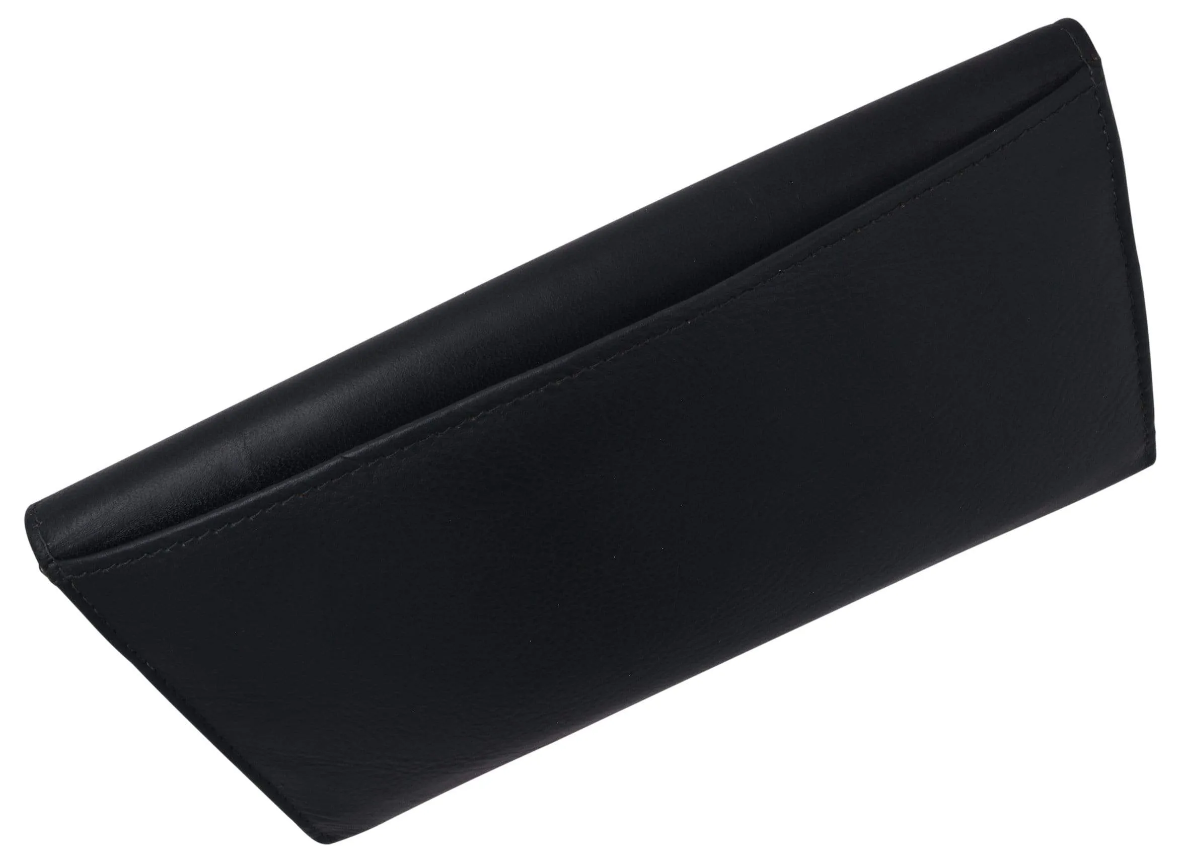 Ladies RFID Blocking Genuine Leather Long Clutch Credit Card ID Wallet