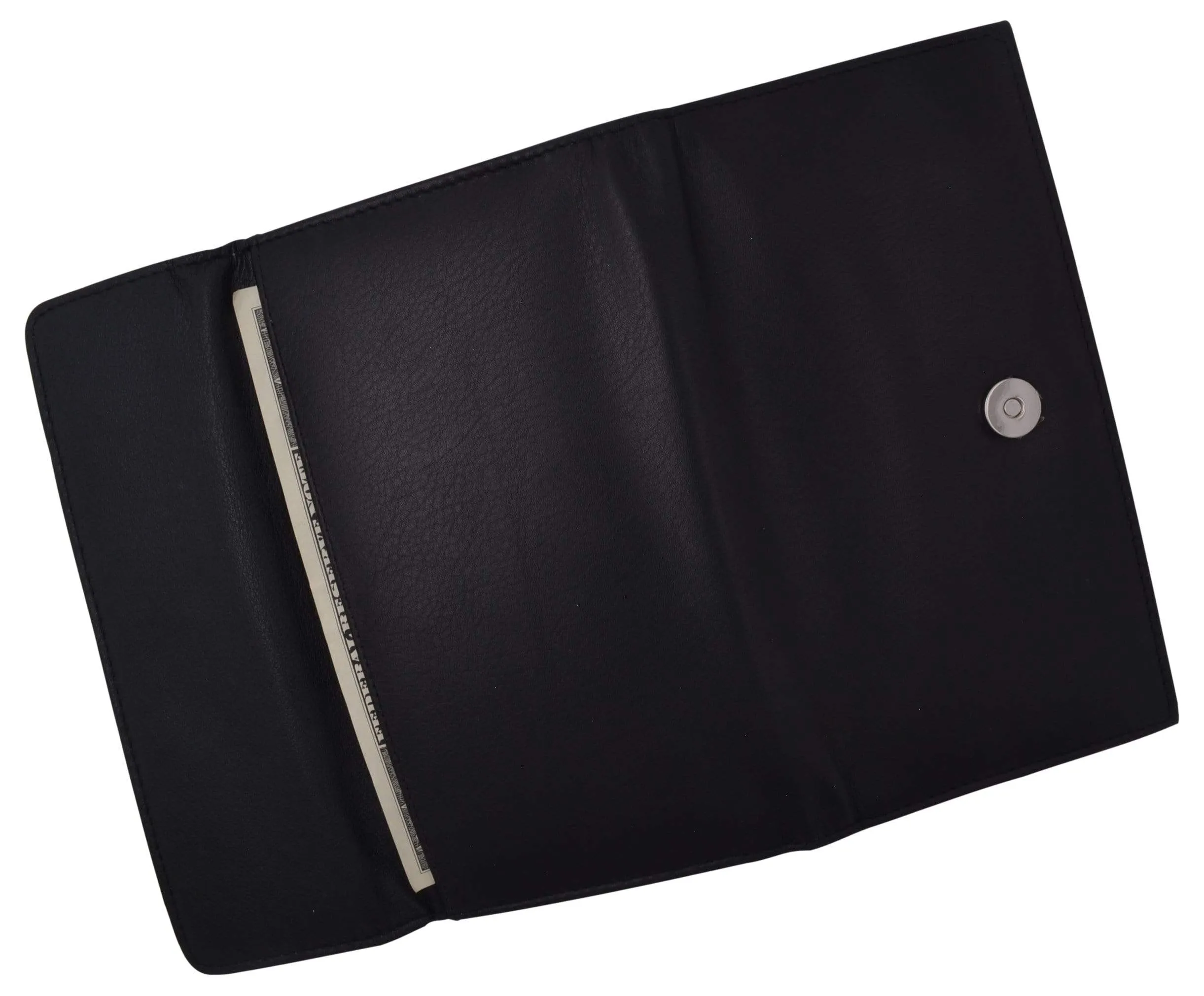 Ladies RFID Blocking Genuine Leather Long Clutch Credit Card ID Wallet