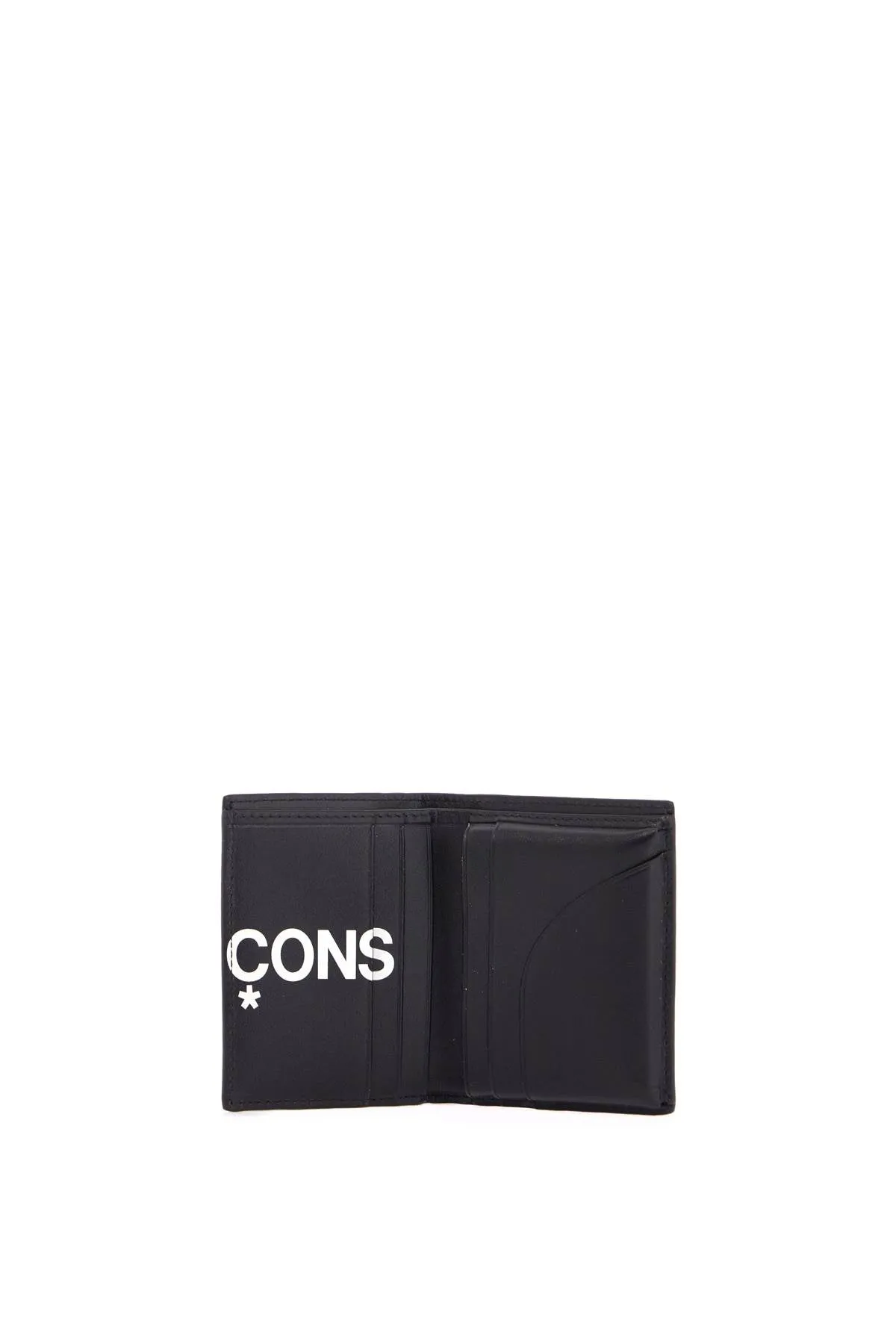 Large Logo Leather Zip Wallet