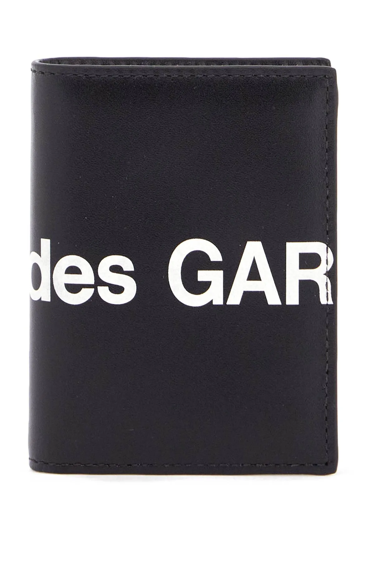 Large Logo Leather Zip Wallet