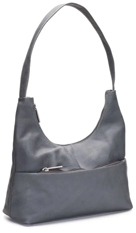 Le Donne Leather Top Zip Hobo Handbag