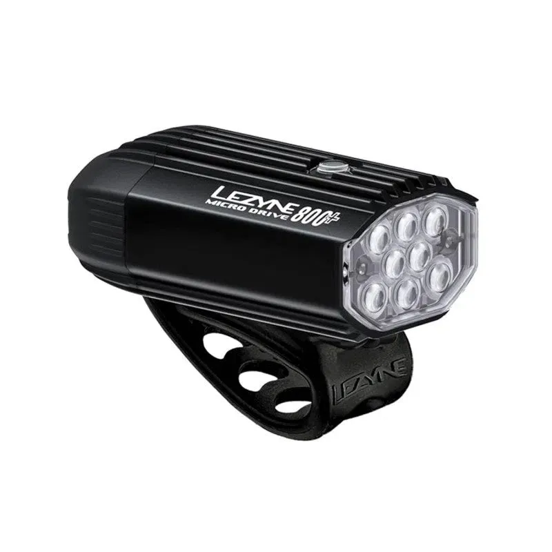 LEZYNE MICRO DRIVE 800  FRONT Light - Black